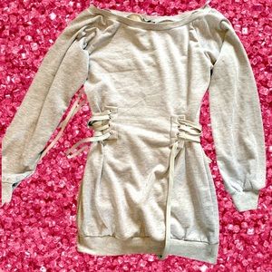 Corset sweater dress size small